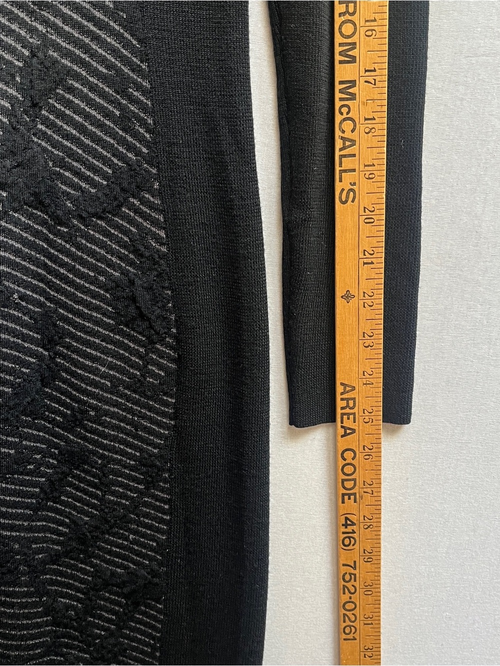 Hugo Boss wool knit long sleeve crewneck sweater dress Sz M - Picture 10 of 12